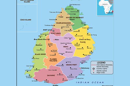 Map of Mauritius